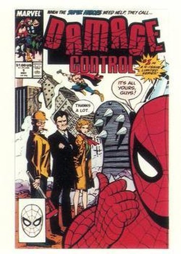 #63 Damage Control Limited Series - 1991 Comic Images Marvel Comics First Covers II