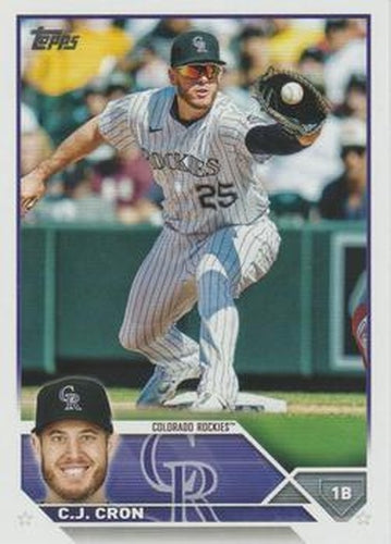 #63 C.J. Cron - Colorado Rockies - 2023 Topps Baseball