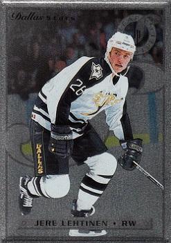 #63 Jere Lehtinen - Dallas Stars - 1996-97 Leaf Preferred - Steel Hockey