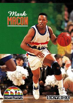 #63 Mark Macon - Denver Nuggets - 1992-93 SkyBox Basketball
