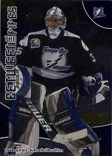 #63 Nikolai Khabibulin - Tampa Bay Lightning - 2001-02 Be a Player Between the Pipes Hockey