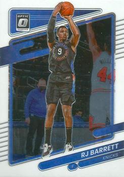 #63 RJ Barrett - New York Knicks - 2021-22 Donruss Optic Basketball