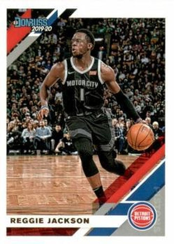 #63 Reggie Jackson - Detroit Pistons - 2019-20 Donruss Basketball