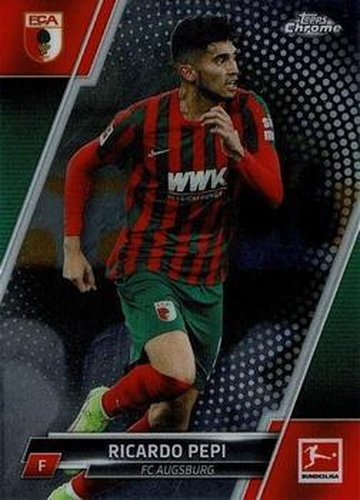 #63 Ricardo Pepi - FC Augsburg - 2021-22 Topps Chrome Bundesliga Soccer