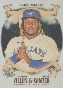 #63 Vladimir Guerrero Jr. - Toronto Blue Jays - 2021 Topps Allen & Ginter Chrome Baseball
