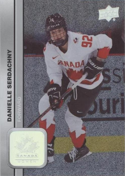 #63 Danielle Serdachny - Canada - 2023 Upper Deck Team Canada Juniors - Patterned Foilboard Hockey