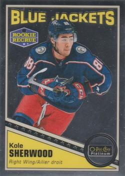 #R-63 Kole Sherwood - Columbus Blue Jackets - 2019-20 O-Pee-Chee Platinum - Retro Hockey