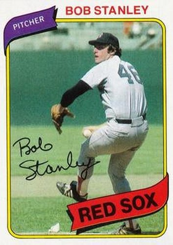 #63 Bob Stanley - Boston Red Sox - 1980 Topps Baseball
