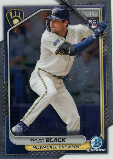 #63 Tyler Black - Milwaukee Brewers - 2024 Bowman Chrome Baseball