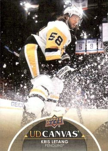 #C63 Kris Letang - Pittsburgh Penguins - 2021-22 Upper Deck - UD Canvas Hockey