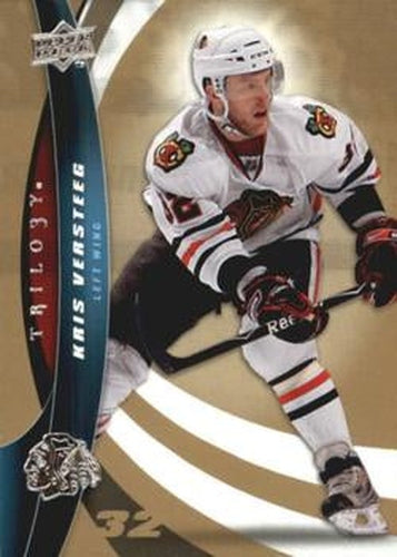 #63 Kris Versteeg - Chicago Blackhawks - 2009-10 Upper Deck Trilogy Hockey
