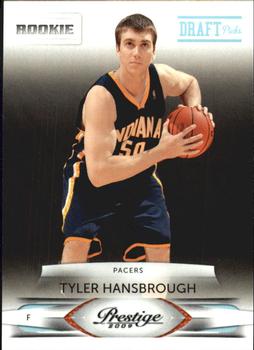 #213 Tyler Hansbrough - Indiana Pacers - 2009-10 Panini Prestige - Draft Picks Light Blue Basketball