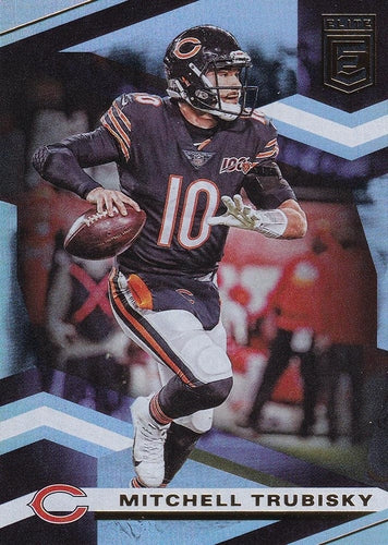 #63 Mitchell Trubisky - Chicago Bears - 2020 Donruss Elite Football