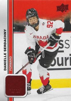 #63 Danielle Serdachny - Canada - 2023 Upper Deck Team Canada Juniors - Red Foil Hockey
