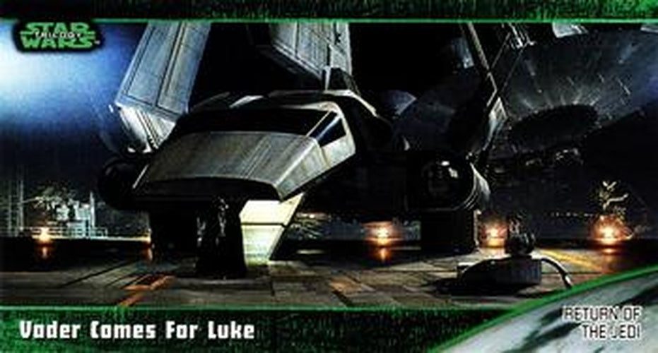 #63 Vader Comes for Luke - 1997 Topps Widevision Star Wars Trilogy