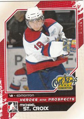 #63 Michael St. Croix - Edmonton Oil Kings - 2010-11 In The Game Heroes and Prospects Hockey