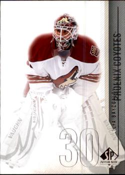 #63 Ilya Bryzgalov - Phoenix Coyotes - 2010-11 SP Authentic Hockey