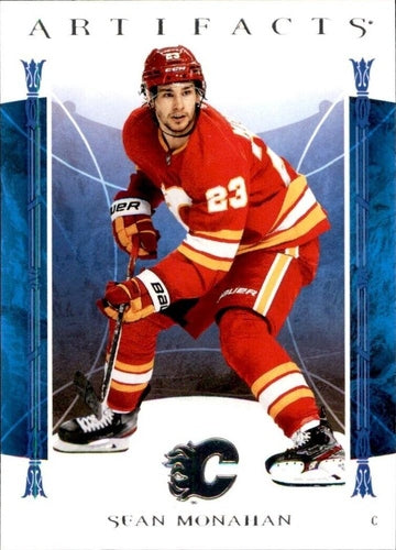 #63 Sean Monahan - Calgary Flames - 2022-23 Upper Deck Artifacts Hockey