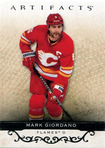 #63 Mark Giordano - Calgary Flames - 2021-22 Upper Deck Artifacts Hockey