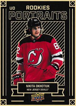 #P-63 Nikita Okhotiuk - New Jersey Devils - 2022-23 Upper Deck - UD Portraits Hockey