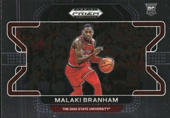 #63b Malaki Branham - Ohio State Buckeyes - 2022 Panini Prizm Draft Picks Basketball