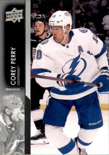 #640 Corey Perry - Tampa Bay Lightning - 2021-22 Upper Deck Hockey