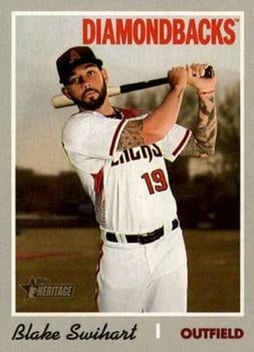 #640 Blake Swihart - Arizona Diamondbacks - 2019 Topps Heritage Baseball