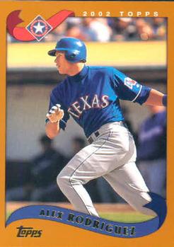 #640 Alex Rodriguez - Texas Rangers - 2002 Topps Baseball