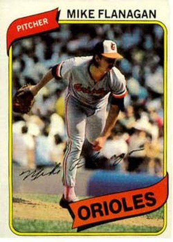 #640 Mike Flanagan - Baltimore Orioles - 1980 Topps Baseball