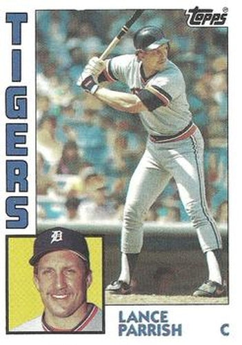 #640 Lance Parrish - Detroit Tigers - 1984 Topps Baseball