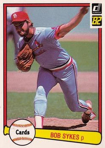 #640 Bob Sykes - St. Louis Cardinals - 1982 Donruss Baseball