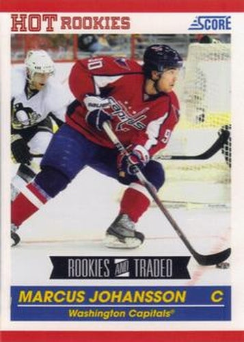 #641 Marcus Johansson - Washington Capitals - 2010-11 Score Hockey