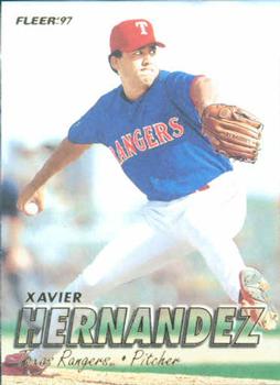 #641 Xavier Hernandez - Texas Rangers - 1997 Fleer Baseball