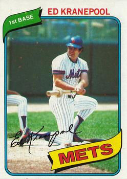 #641 Ed Kranepool - New York Mets - 1980 Topps Baseball