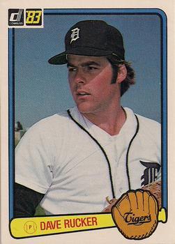 #641 Dave Rucker - Detroit Tigers - 1983 Donruss Baseball