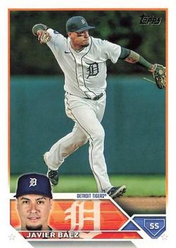 #641 Javier Báez - Detroit Tigers - 2023 Topps Baseball