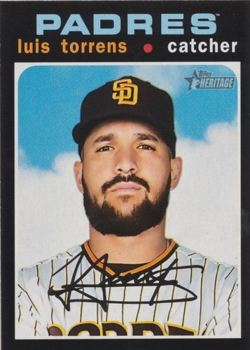 #642 Luis Torrens - San Diego Padres - 2020 Topps Heritage Baseball