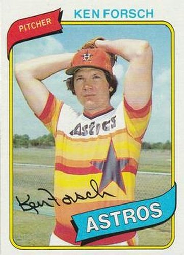 #642 Ken Forsch - Houston Astros - 1980 Topps Baseball