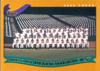 #642 Arizona Diamondbacks - Arizona Diamondbacks - 2002 Topps Baseball