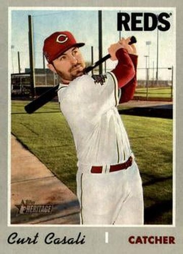 #642 Curt Casali - Cincinnati Reds - 2019 Topps Heritage Baseball