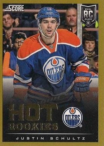 #642 Justin Schultz - Edmonton Oilers - 2013-14 Score - Gold Hockey