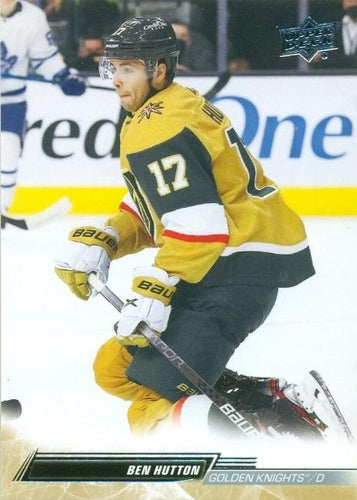 #643 Ben Hutton - Vegas Golden Knights - 2022-23 Upper Deck Hockey