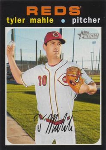 #643 Tyler Mahle - Cincinnati Reds - 2020 Topps Heritage Baseball