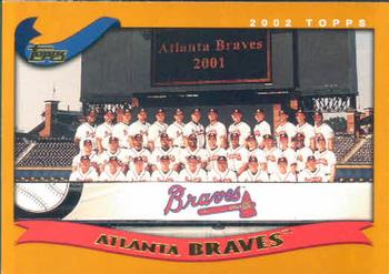#643 Atlanta Braves - Atlanta Braves - 2002 Topps Baseball
