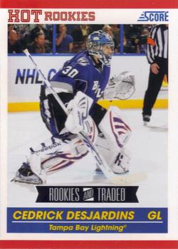 #644 Cedrick Desjardins - Tampa Bay Lightning - 2010-11 Score Hockey