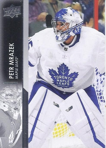 #644 Petr Mrazek - Toronto Maple Leafs - 2021-22 Upper Deck Hockey