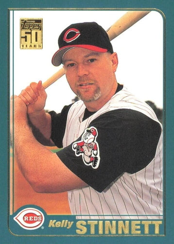 #644 Kelly Stinnett - Cincinnati Reds - 2001 Topps Baseball