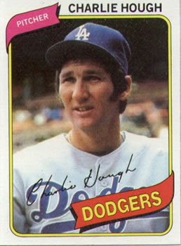 #644 Charlie Hough - Los Angeles Dodgers - 1980 Topps Baseball