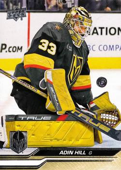 #644 Adin Hill - Vegas Golden Knights -2023-24 Upper Deck Hockey