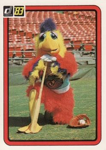 #645 The Chicken - San Diego Padres - 1983 Donruss Baseball